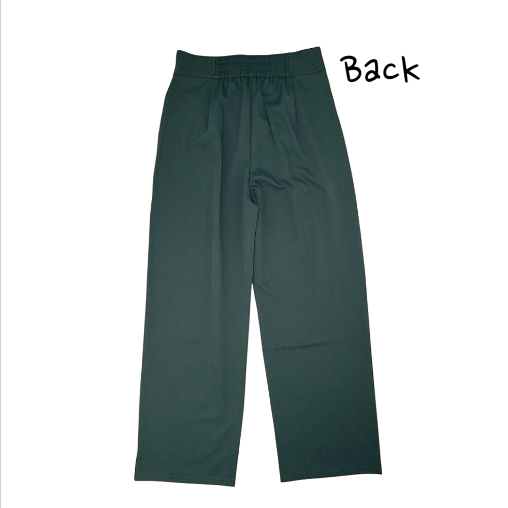 Halara High Waisted Two Button Shirredstraight Le… - image 8